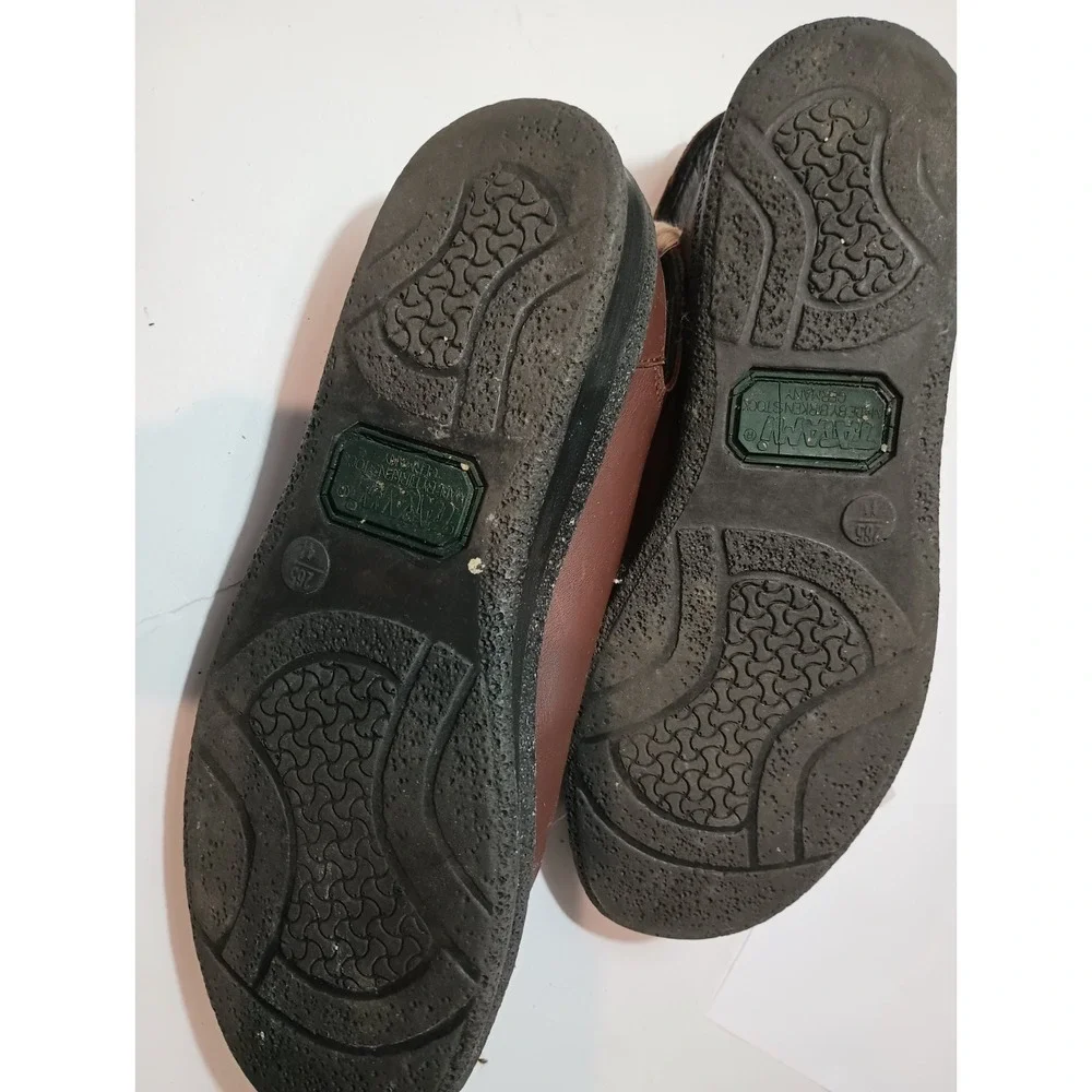 Tatami Birkenstock Brown Leather Slingback Sandals Mens 41 US 8 Fisherman Clog